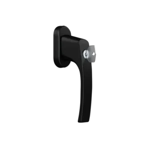 Window handle with a key - MISTRAL (RAL9005)