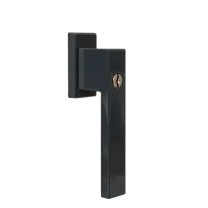 Window handle with a key - DUBLIN (RAL7016)