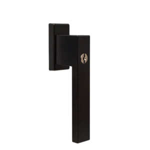 Window handle with a key - DUBLIN (RAL9005)