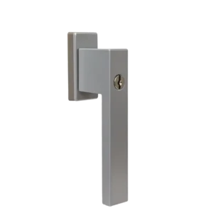 Window handle with a key - DUBLIN(silver)